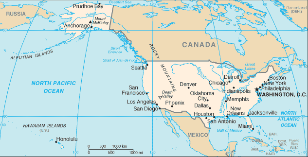 Us Map No Names